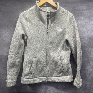 The North Face Heathered Gray Fleece Zip Jacket Women’s Size Medium